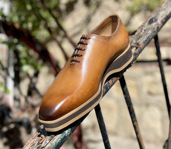 AMBERES LACE UP TAN AMBERES LACE UP TAN