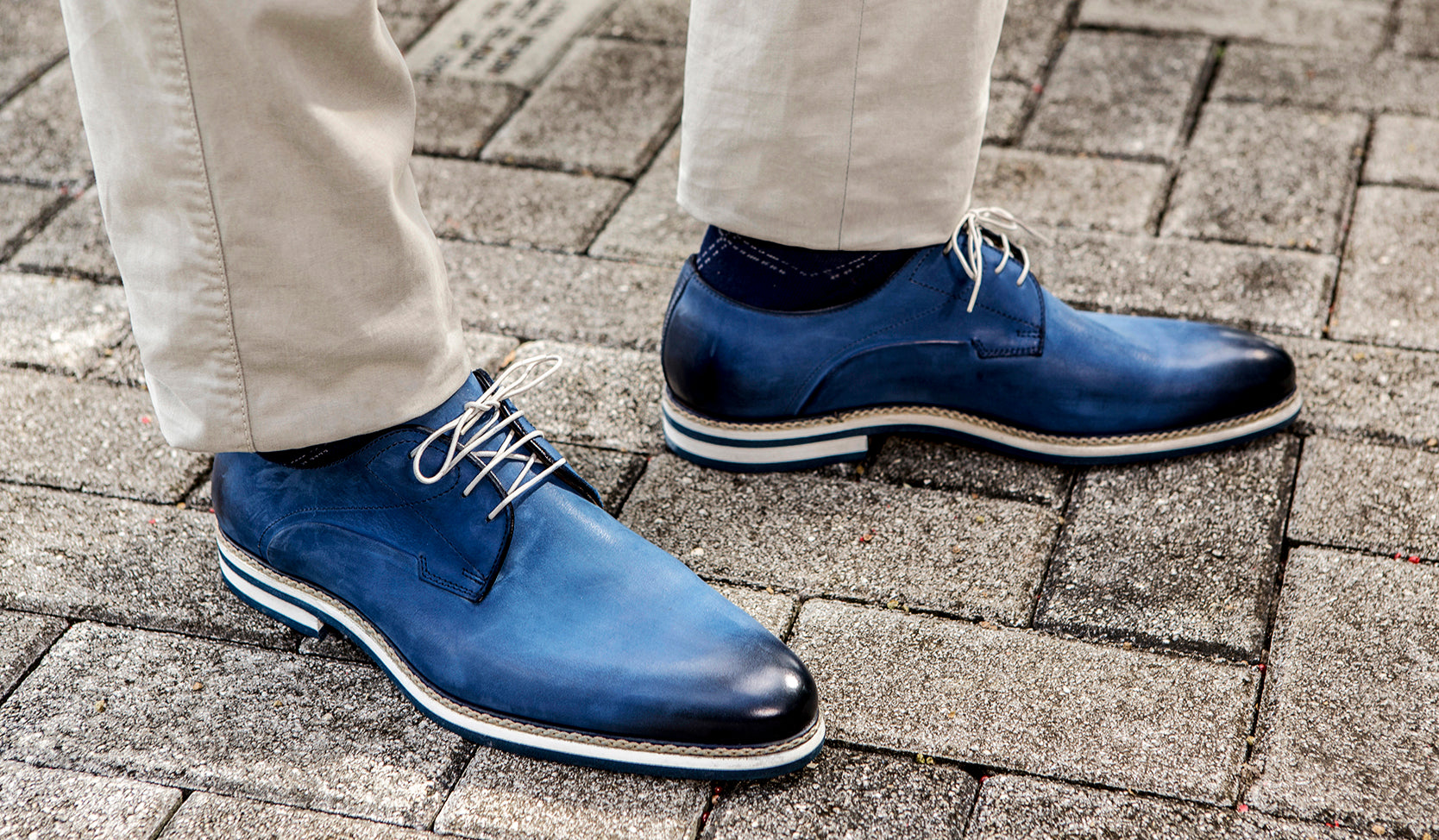 Jose Real Handcrafted Italian Leather Shoes Men’s EU 43 US 10 Made in Italy Jose Real Men Size US 9 Blue Green Shoes Hand Made Italy  main image 2